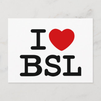 Postal Amo ASL (Blanco)