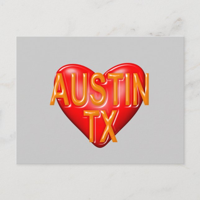 Postal Amo Austin Texas (Anverso)