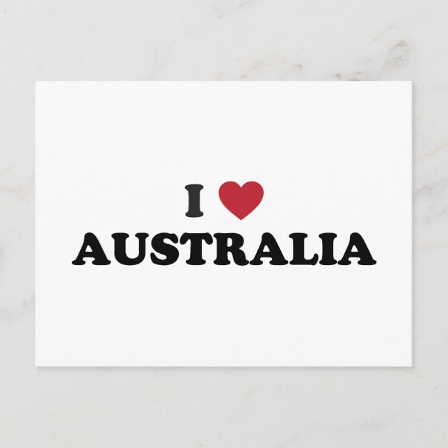 Postal Amo Australia (Anverso)