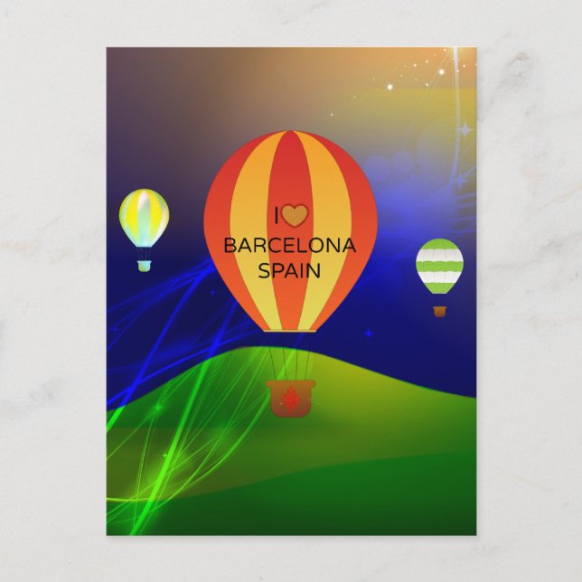 Postal Amo Barcelona, España (Anverso)