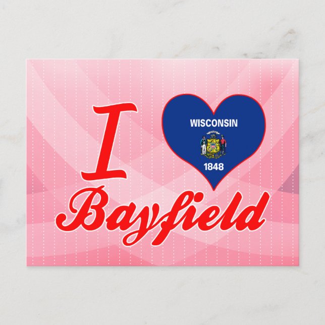 Postal Amo Bayfield, Wisconsin (Anverso)