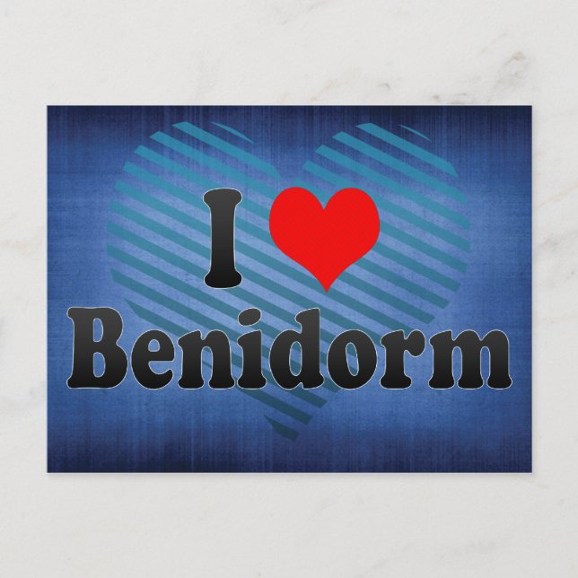 Postal Amo Benidorm, España (Anverso)
