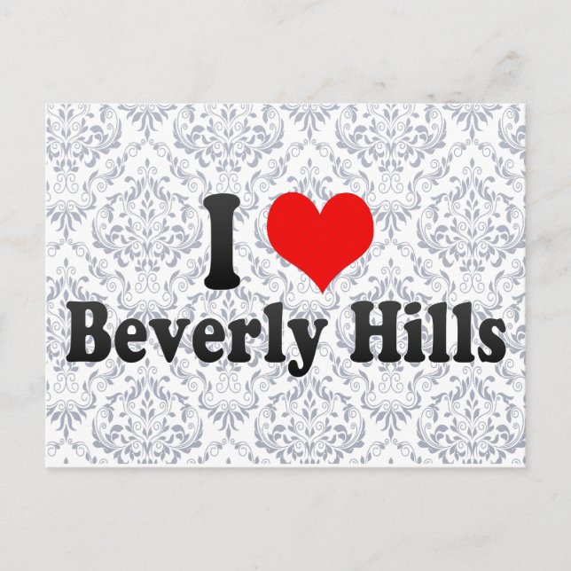Postal Amo Beverly Hills, Estados Unidos (Anverso)