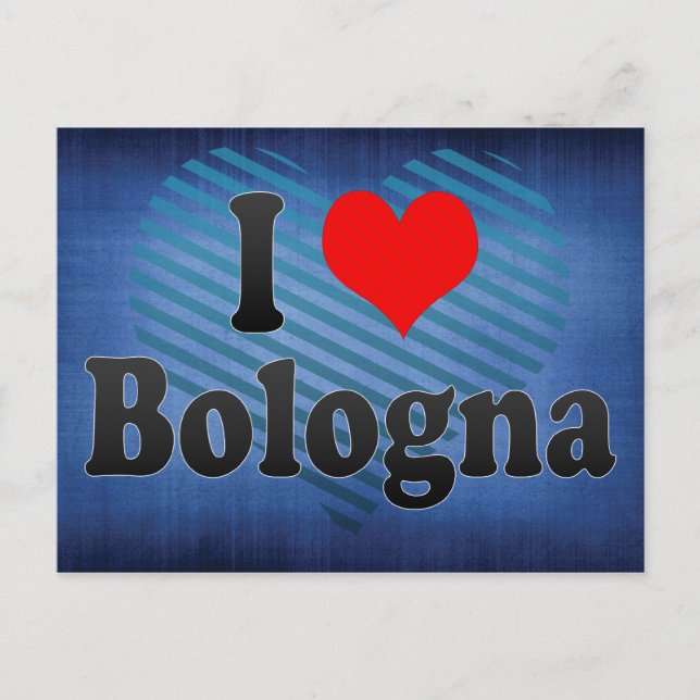 Postal Amo Bolonia, Italia (Anverso)