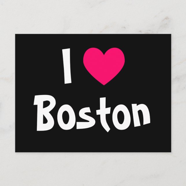 Postal Amo Boston (Anverso)