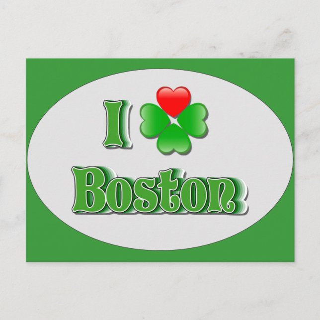 Postal Amo Boston - Clover (Anverso)