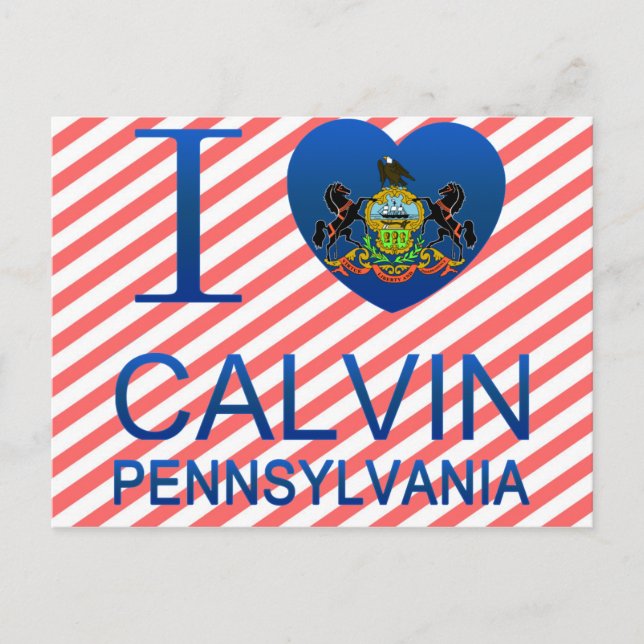 Postal Amo Calvin, PA (Anverso)