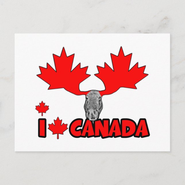 Postal Amo Canadá (Anverso)