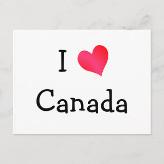 Postal Amo Canadá