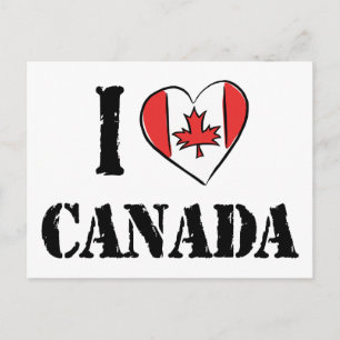 Postal Amo Canadá