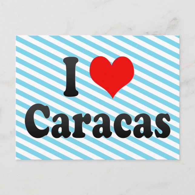 Postal Amo Caracas, Venezuela (Anverso)