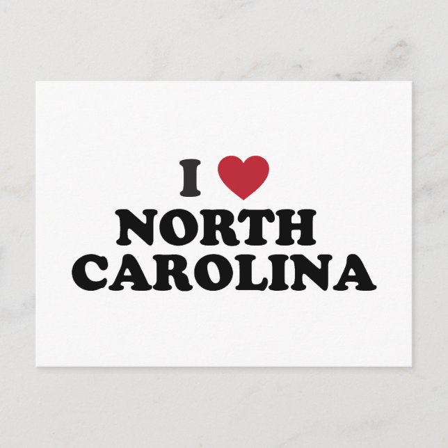 Postal Amo Carolina del Norte (Anverso)