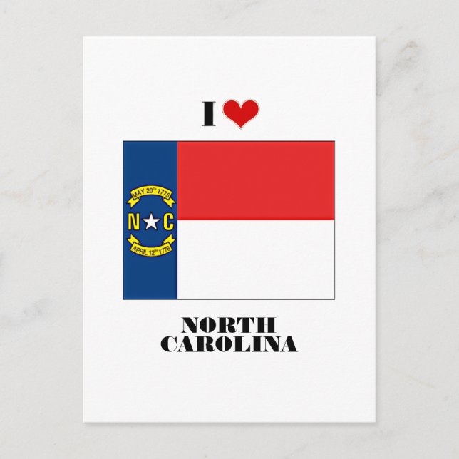 Postal Amo Carolina del Norte (Anverso)