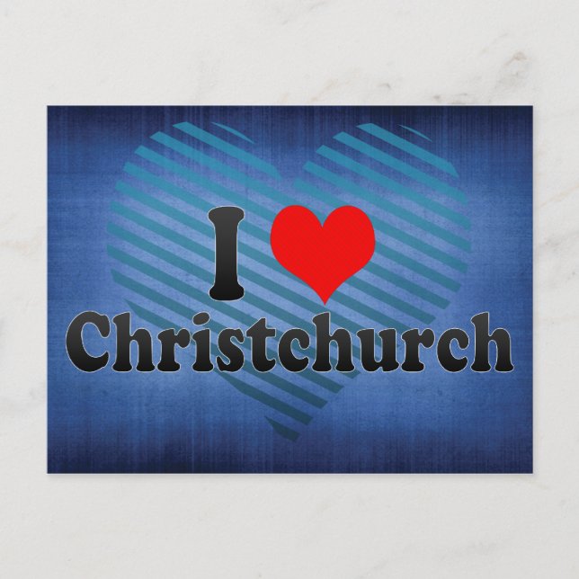 Postal Amo Christchurch, Nueva Zelanda (Anverso)