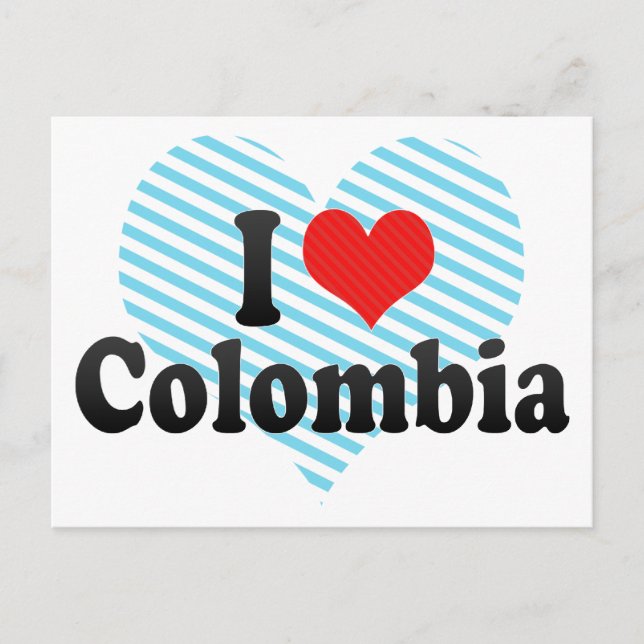 Postal Amo Colombia (Anverso)
