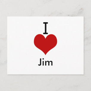 Postal Amo (corazón) Jim