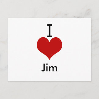 Postal Amo (corazón) Jim