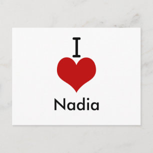 Postal Amo (corazón) Nadia