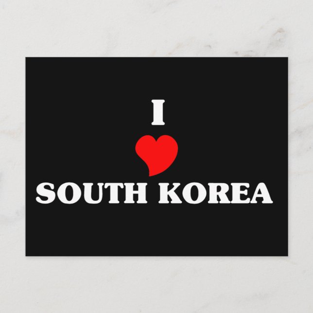 Postal Amo Corea del Sur (Anverso)