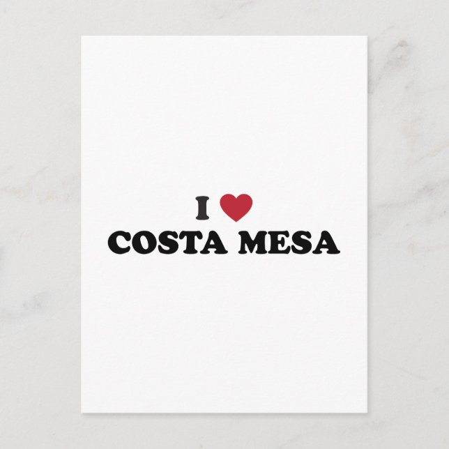 Postal Amo Costa Mesa California (Anverso)