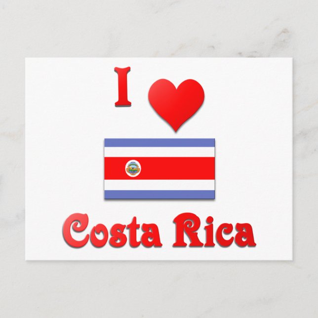 Postal Amo Costa Rica (Anverso)