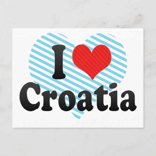 Postal Amo Croacia (Anverso)