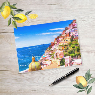 Postal Amo de Positano Italia Postcard