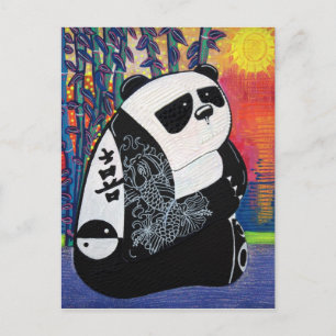 Postal Amo de zen de la panda