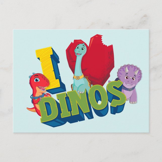 Postal Amo Dinos | Dino Ranch (Anverso)