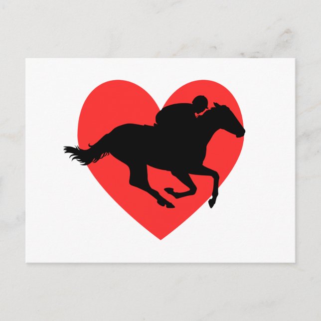 Postal Amo El Caballo (Anverso)