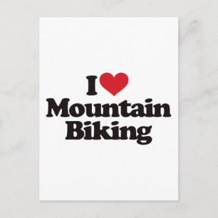 Postal Amo el Ciclismo de Montaña