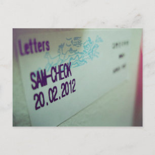 Postal Amo El Correo Electrónico - Carta De Corea