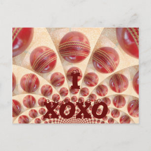 Postal Amo el cricket XOXO Personalizar producto