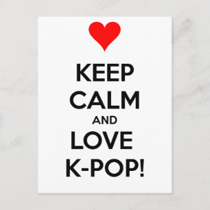 Postal ¡Amo el K-Pop!