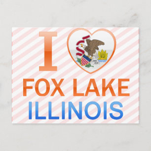 Postal Amo el lago Fox, IL