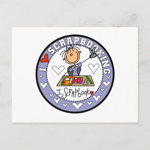 Postal Amo el Scrapbooking