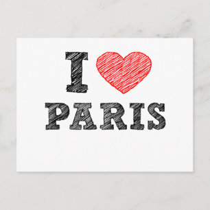 Postal Amo el sketch de París
