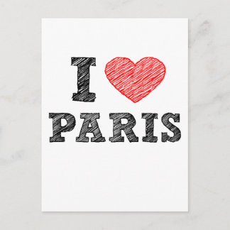 Postal Amo el sketch de París