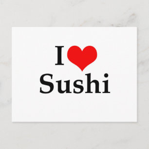 Postal Amo el sushi