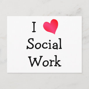 Postal Amo El Trabajo Social