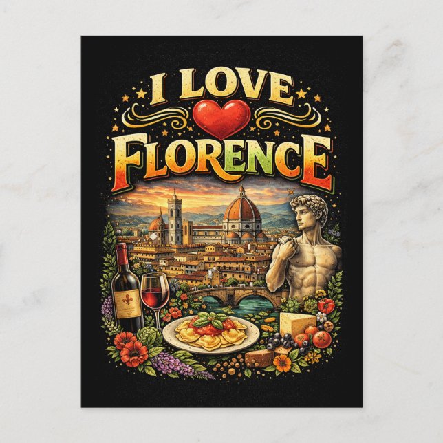 Postal Amo Florencia (Anverso)