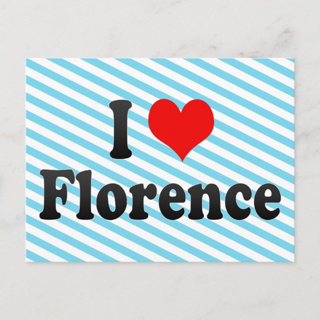 Postal Amo Florencia, Italia (Anverso)