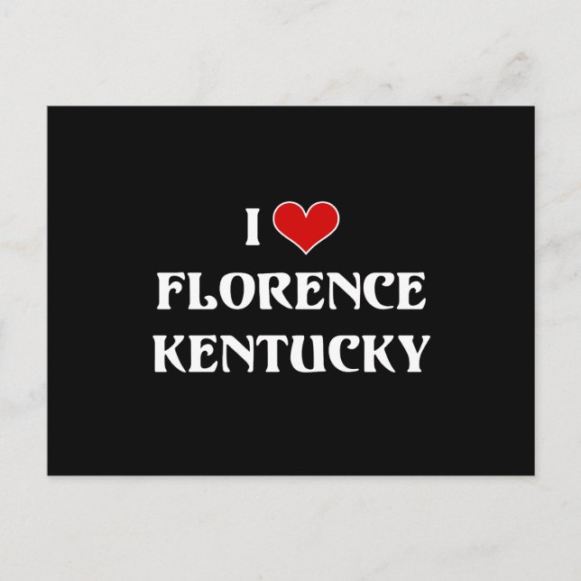Postal Amo Florencia, Kentucky (Anverso)