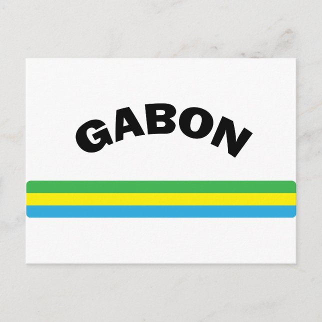 Postal Amo Gabón (Anverso)