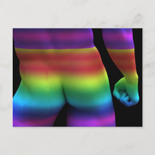 Postal Amo gay Arcoiris