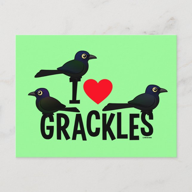 Postal Amo Grackles (Anverso)