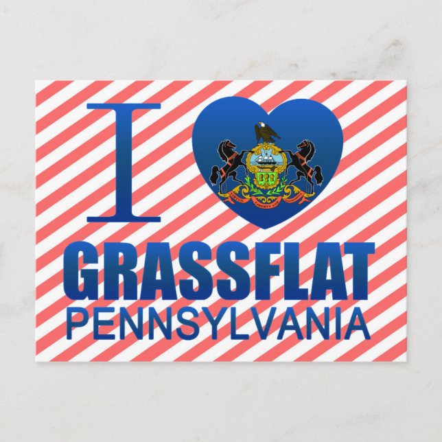 Postal Amo Grassplanos, PA (Anverso)