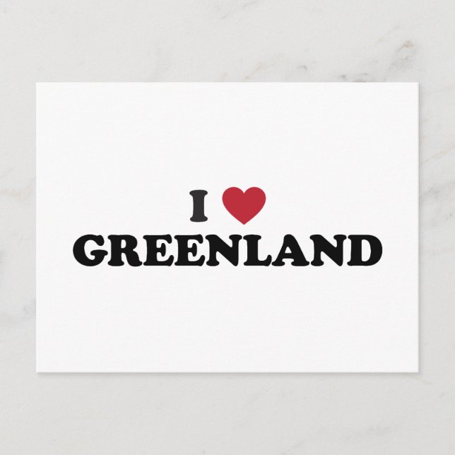 Postal Amo Groenlandia (Anverso)