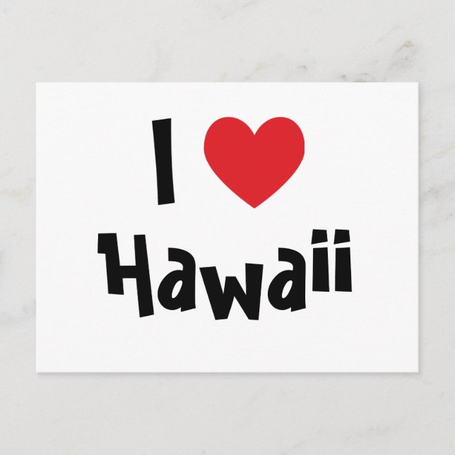 Postal Amo Hawaii (Anverso)