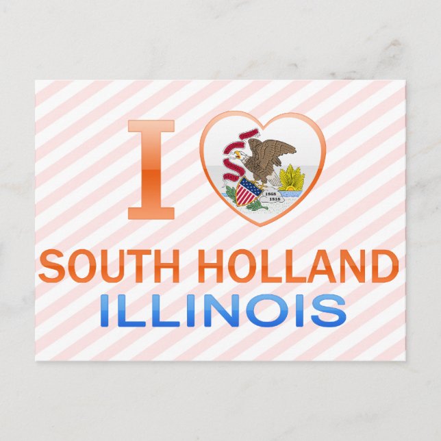 Postal Amo Holanda del Sur, IL (Anverso)